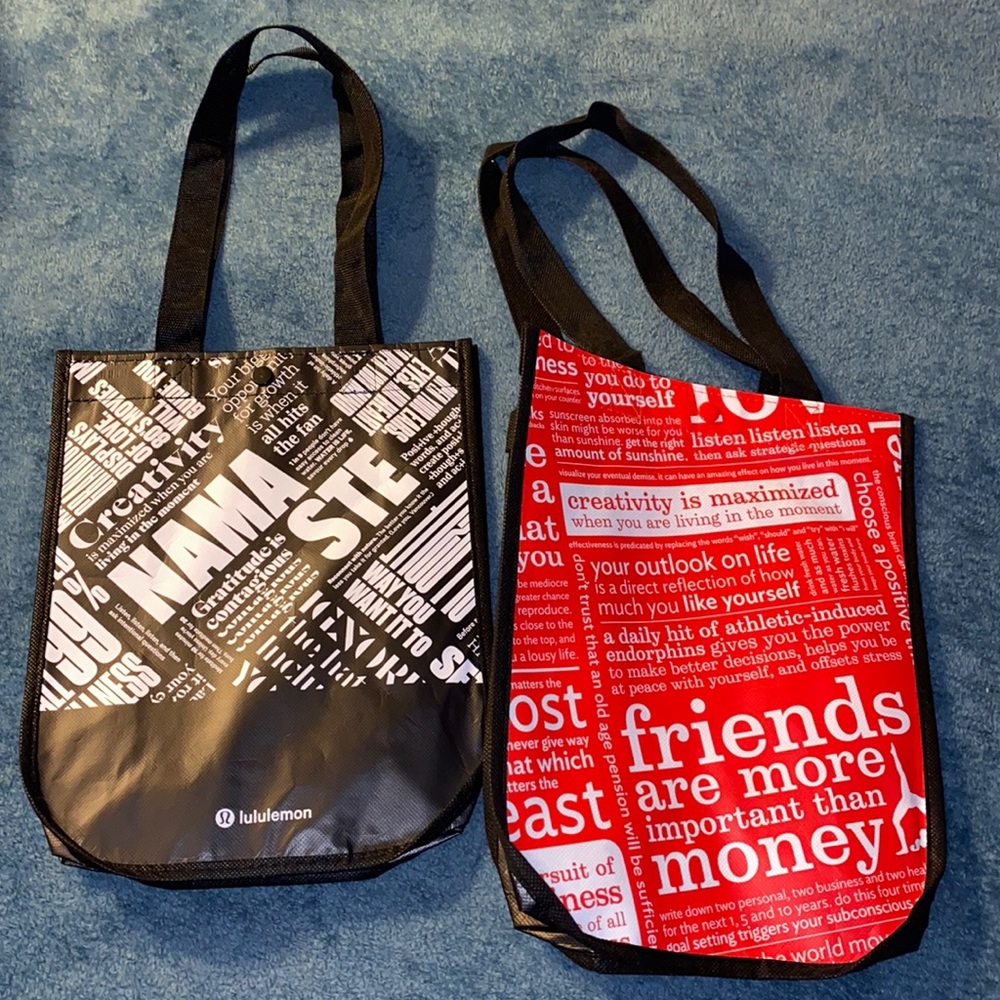 Two Lululemon bags